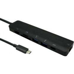 Cables Direct NLUSB3C-7PHUB Laptop Dock/Port Replicator Usb 3.2 Gen 1 (3.1 Gen 1) Type-C Black Cables Direct NLUSB3C-7PHUB Laptop Dock/Port Replicator Usb 3.2 Gen 1 (3.1 Gen 1) Type-C Black
