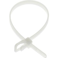 Cablenet EVT-S08NL-TA cable tie Releasable cable tie Nylon White 100 p
