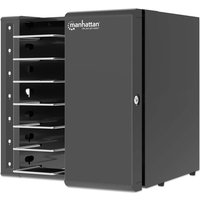 Manhattan Laptop Charging Cabinet Desktop via USB-C 16" 7-bay via