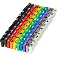 Microconnect MC-CABLEMARKER cable marker Black. Blue. Brown. Green. Gr