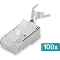 Digitus Modular Plug for Round Cable. CAT 6A. shielded - 100 pieces