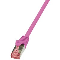 LogiLink Cat.6 S/FTP. 3m networking cable Pink Cat6 S/FTP (S-STP)