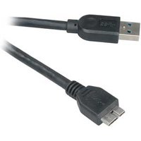 Akasa USB 3.0 A to Micro B USB cable 1 m USB A Micro-USB B Black