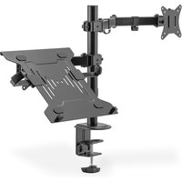 Digitus Single monitor mount & notebook mount. 1x32". 2x 9 kg