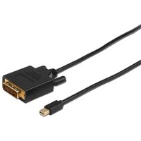Microconnect MDPDVI1B video cable adapter 1 m Mini DisplayPort DVI-D B