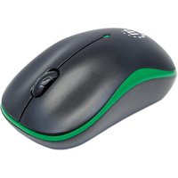 Manhattan Success Wireless Mouse. Black/Green. 1000dpi. 2.4Ghz (up to