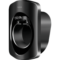 LogiLink Wall Mount with cable rest for EV charging cable. w/ lock. pl