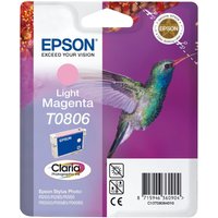 Epson C13T08064010/T0806 Ink cartridge light magenta. 520 pages ISO/IE