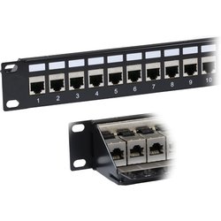 Cablenet 24 Port Cat6A Ftp 1U Coupler Panel Cablenet 24 Port Cat6A Ftp 1U Coupler Panel