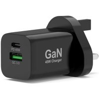 Port Designs 900105-UK mobile device charger Universal Black AC Fast c