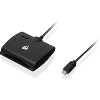 iogear GSR205 smart card reader Indoor USB 3.2 Gen 1 (3.1 Gen 1) Black