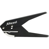 Rexel S120 Single Hole Plier Punch Black