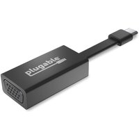 Plugable Technologies USB C to VGA Adapter, Thunderbolt 3 to VGA Adapter Compatible with Macbook Pro, Windows, Chromebooks, 2018 iPad Pro, Dell XPS, and more (Driverless, supports up to 1920x1200 @ 60Hz)