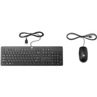 HP 928517-L31 keyboard Mouse included Office USB Black