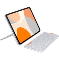 Logitech Flip Folio AZERTY French Bluetooth Light grey
