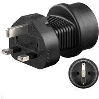 Microconnect PETRAVEL1 power plug adapter Type F Black