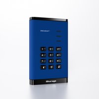 iStorage diskAshur³ 1 TB Blue | Secure Portable Hard Drive | FIPS 140-