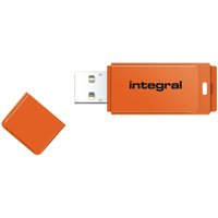 Integral 8GB USB2.0 DRIVE NEON ORNG
