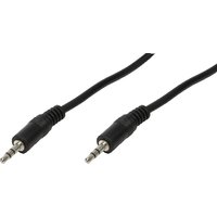 LogiLink 3.5mm - 3.5mm. 0.2m audio cable Black