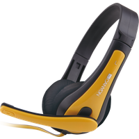 Canyon ENTRY PC HEADPHONES BLACK AND YELLOW