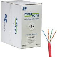 Cablenet Cat5e Red U/UTP LSOH 24AWG Solid CPR Dca Cable 305m Reelex Bo