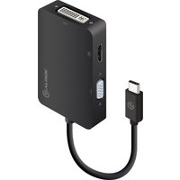3 1 USB C to HDMI DVI VGA Adapter Male to 3 Female