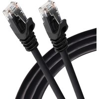 Maplin Outdoor External RJ45 CAT6 Ethernet LAN Cable PoE UTP - Black -