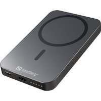 Sandberg Magnet Wireless Powerbank 5000 ALU