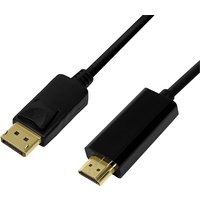 LogiLink CV0127 video cable adapter 2 m DisplayPort HDMI Type A (Stand