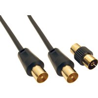 Cables Direct 2TV-01BK coaxial cable 1.8 m Black