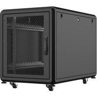 Lanview RSL12U61BL rack cabinet 12U Freestanding rack Black