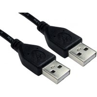 Cables Direct 99CDL2-0120 USB cable 0.5 m USB 2.0 USB A Black