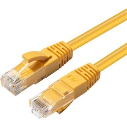 Microconnect CAT6A Utp Network Cable 0.3M. Yellow