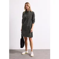 Knielanges Kleid aus softem Cord