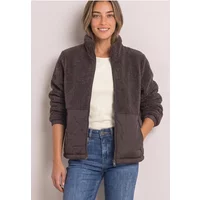 Teddy-Jacke mit Softshelldetails