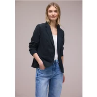 Blazer im langen Schnitt mit Struktur