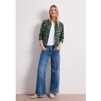 Blouson mit Zipper und Print