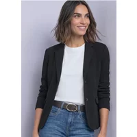 Basic Blazer mit Struktur