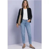 Blazer aus Cord mit Reverskragen und Knöpfen