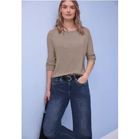 Shirt im Melange-Look