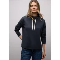 Silk-Look Shirt in Unifarbe