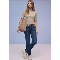 Kurzarm Shirt mit Knopfdetail