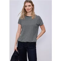 Dropped Shoulder Shirt mit Streifen