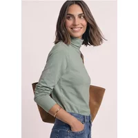 STREET ONE Langarmshirt in Unifarbe