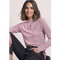 STREET ONE Langarmshirt mit Stehkragen