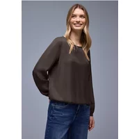 Bluse mit Elastiksaum