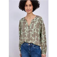 Bluse mit Smokdetail