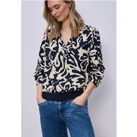 Langarm Bluse mit elastischem Bund