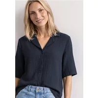 STREET ONE Hemdbluse aus reiner Baumwolle