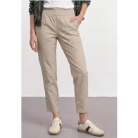 STREET ONE Chinohose Slim Leg Chino mit Elastikbund
